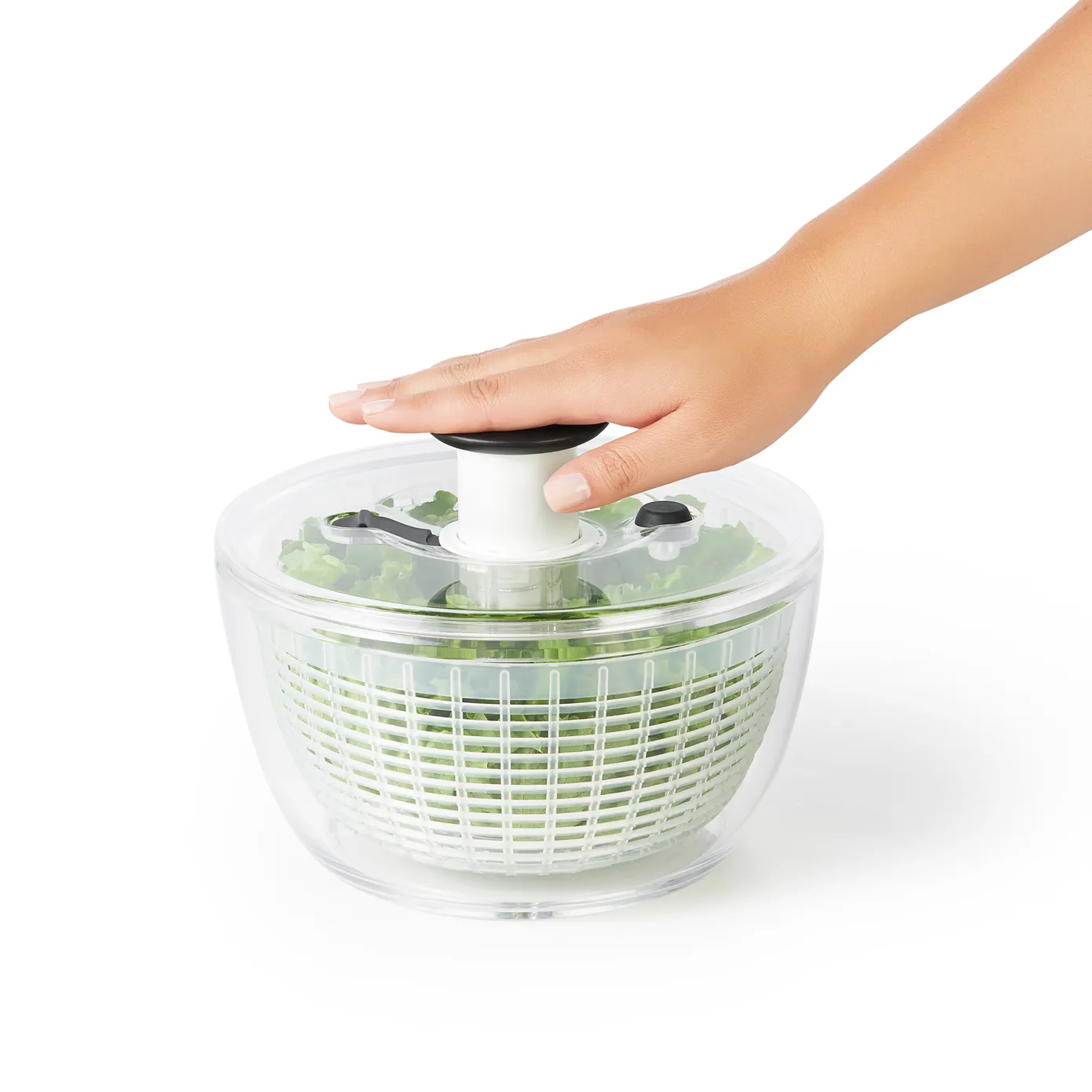 OXO Good Grips Little Salad & Herb Spinner - Image 11