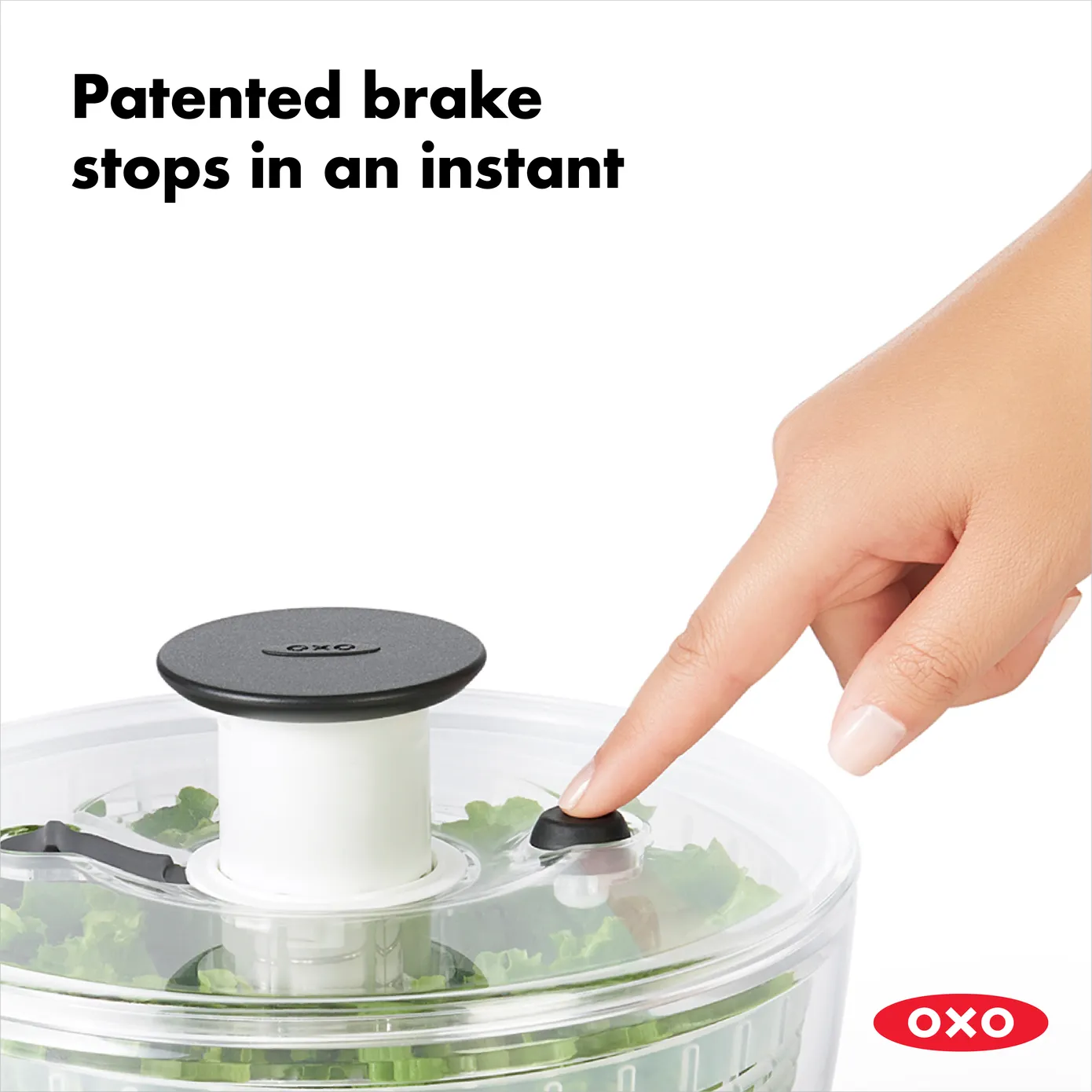 OXO Good Grips Little Salad & Herb Spinner - Image 3