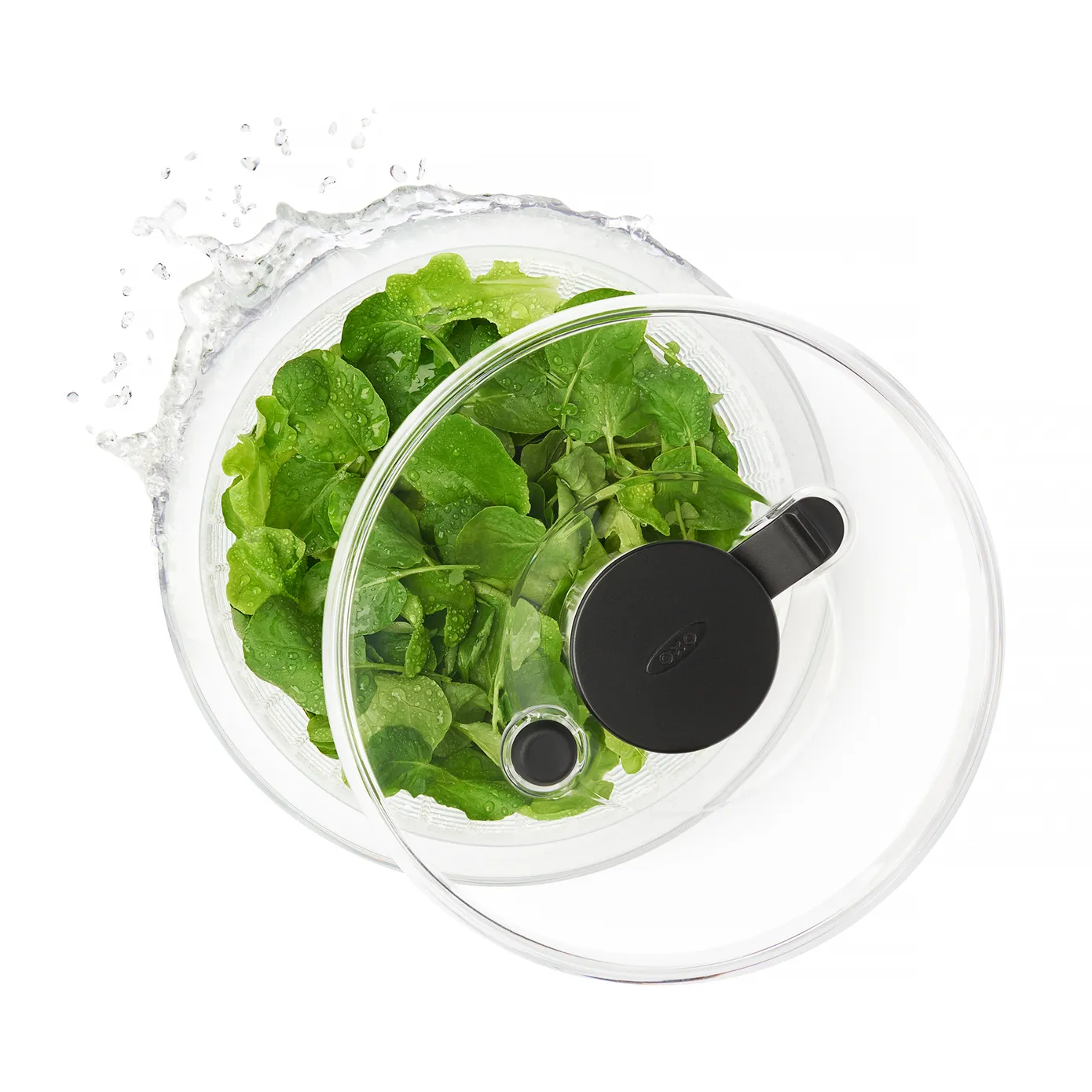 OXO Good Grips Little Salad & Herb Spinner - Image 9