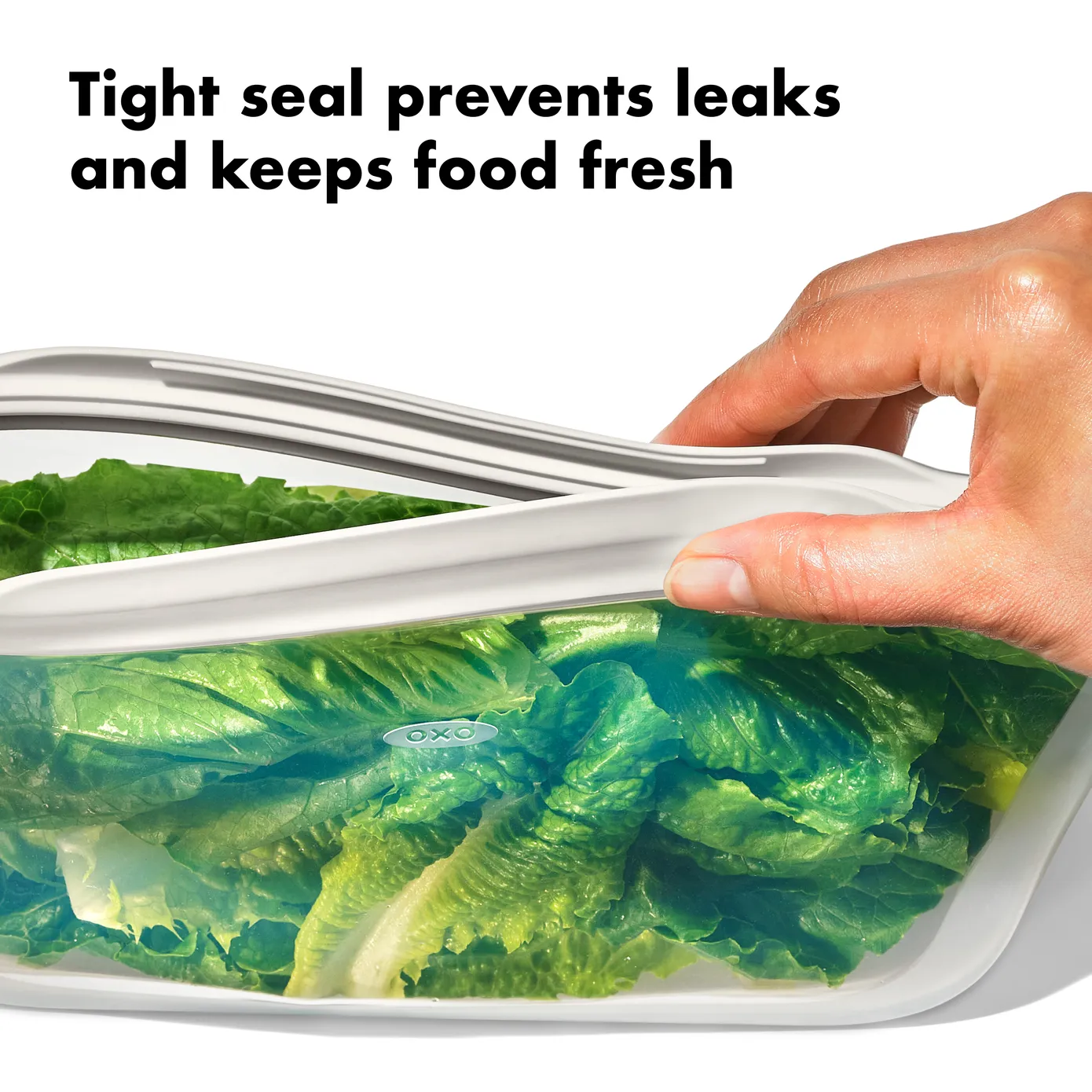 Oxo Good Grips Reusable Silicone Bag, Clear - Image 16