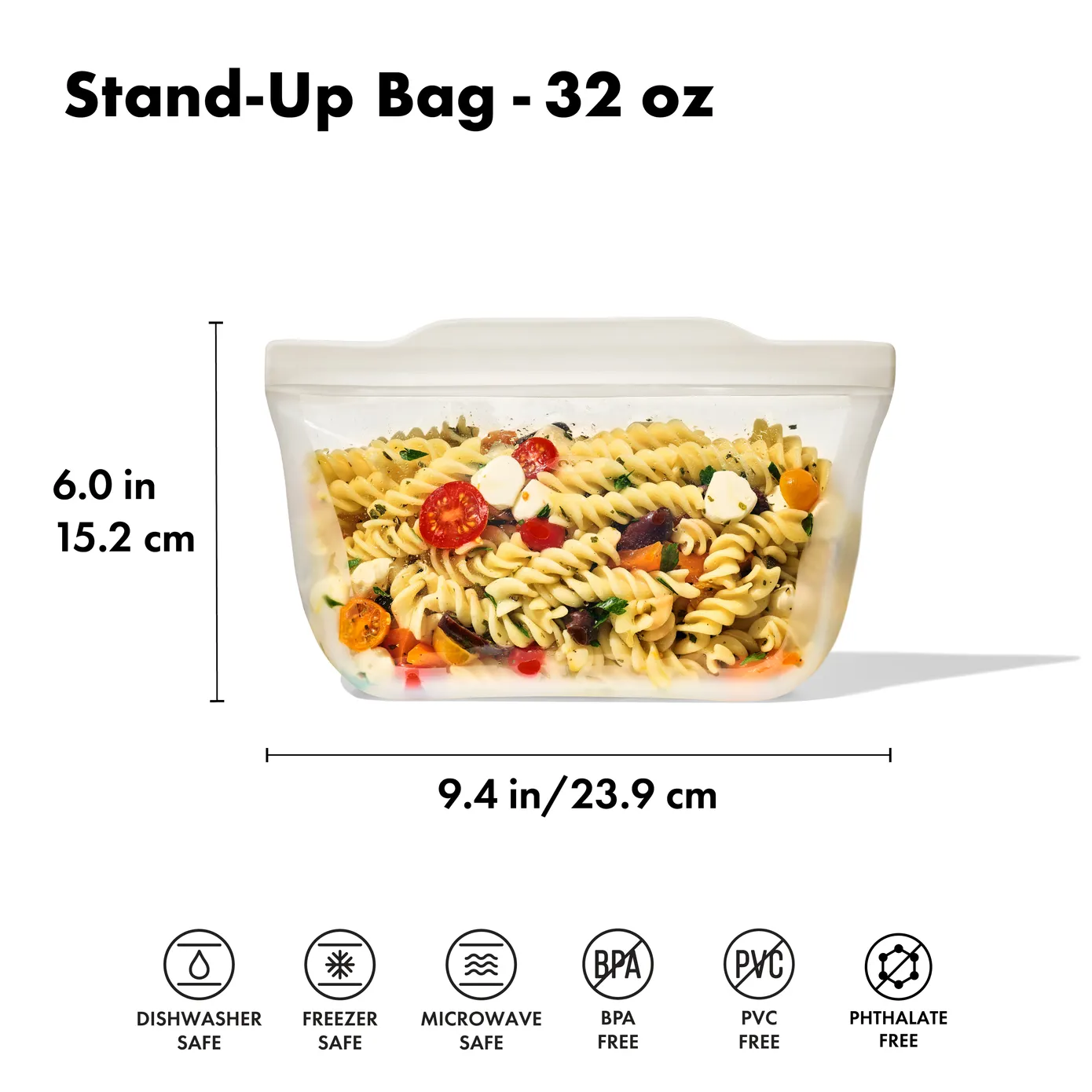 Oxo Good Grips Reusable Silicone Bag, Clear - Image 8
