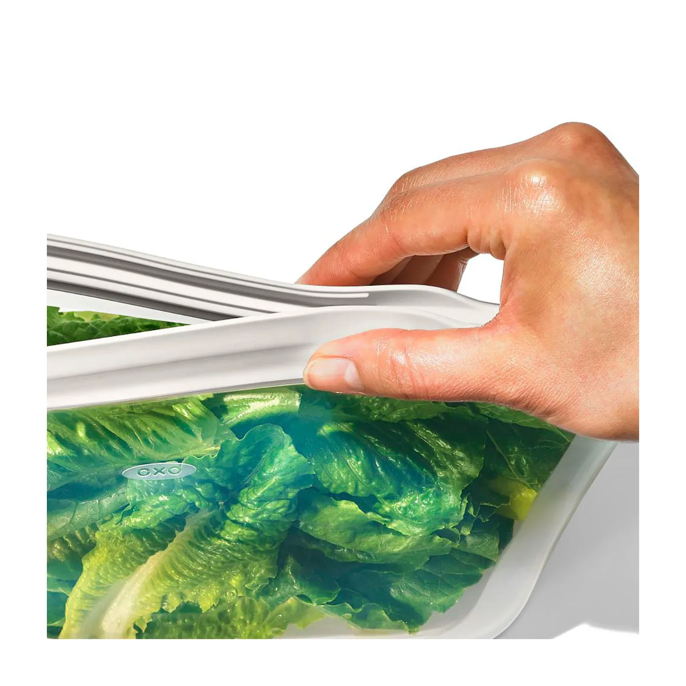 Oxo Good Grips Reusable Silicone Bag, Clear - Image 10