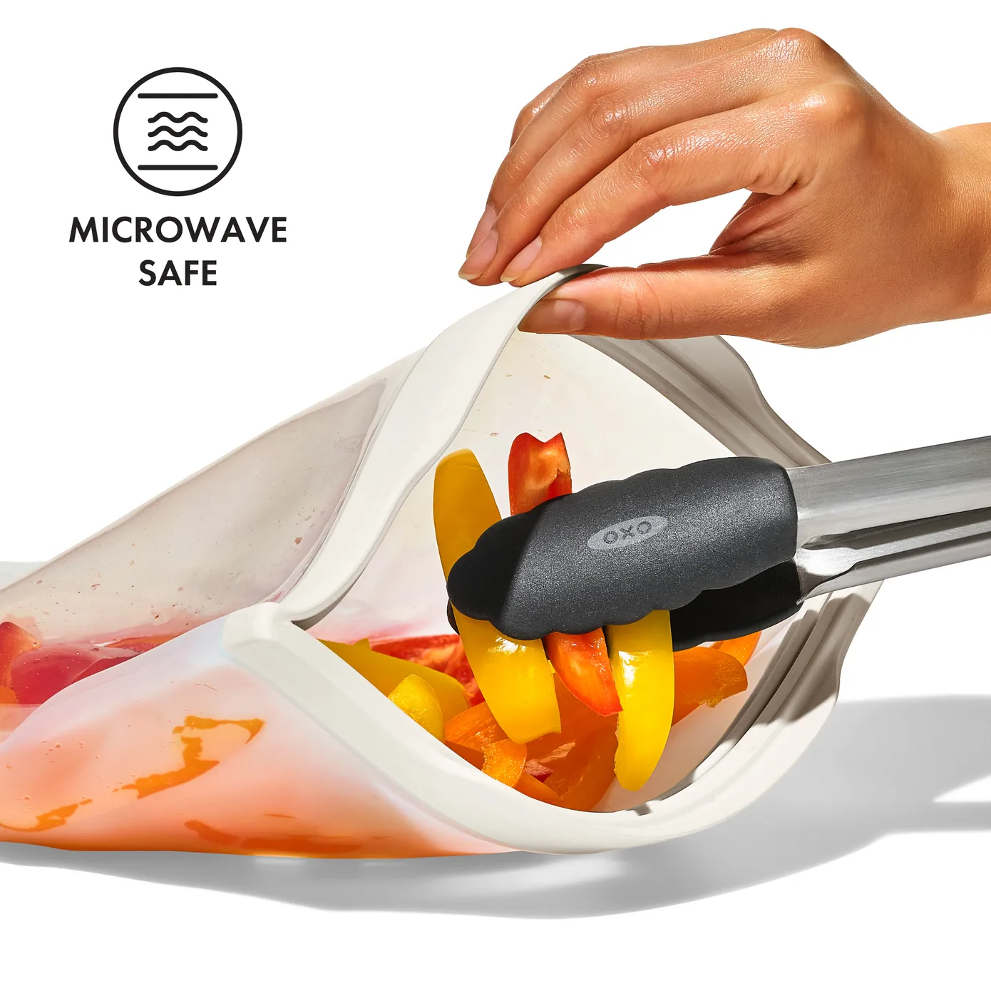 Oxo Good Grips Reusable Silicone Bag, Clear - Image 13