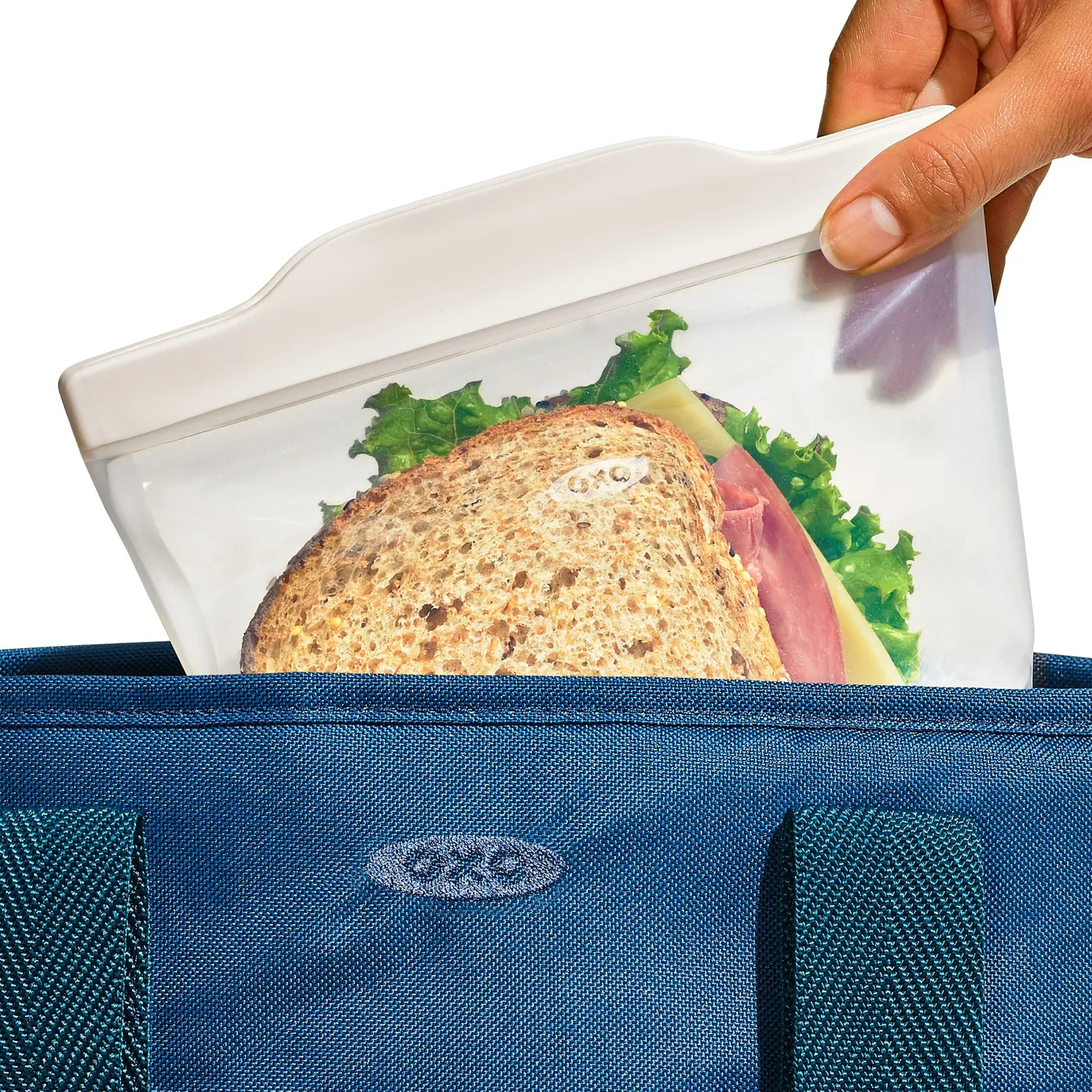 Oxo Good Grips Reusable Silicone Bag, Clear - Image 11
