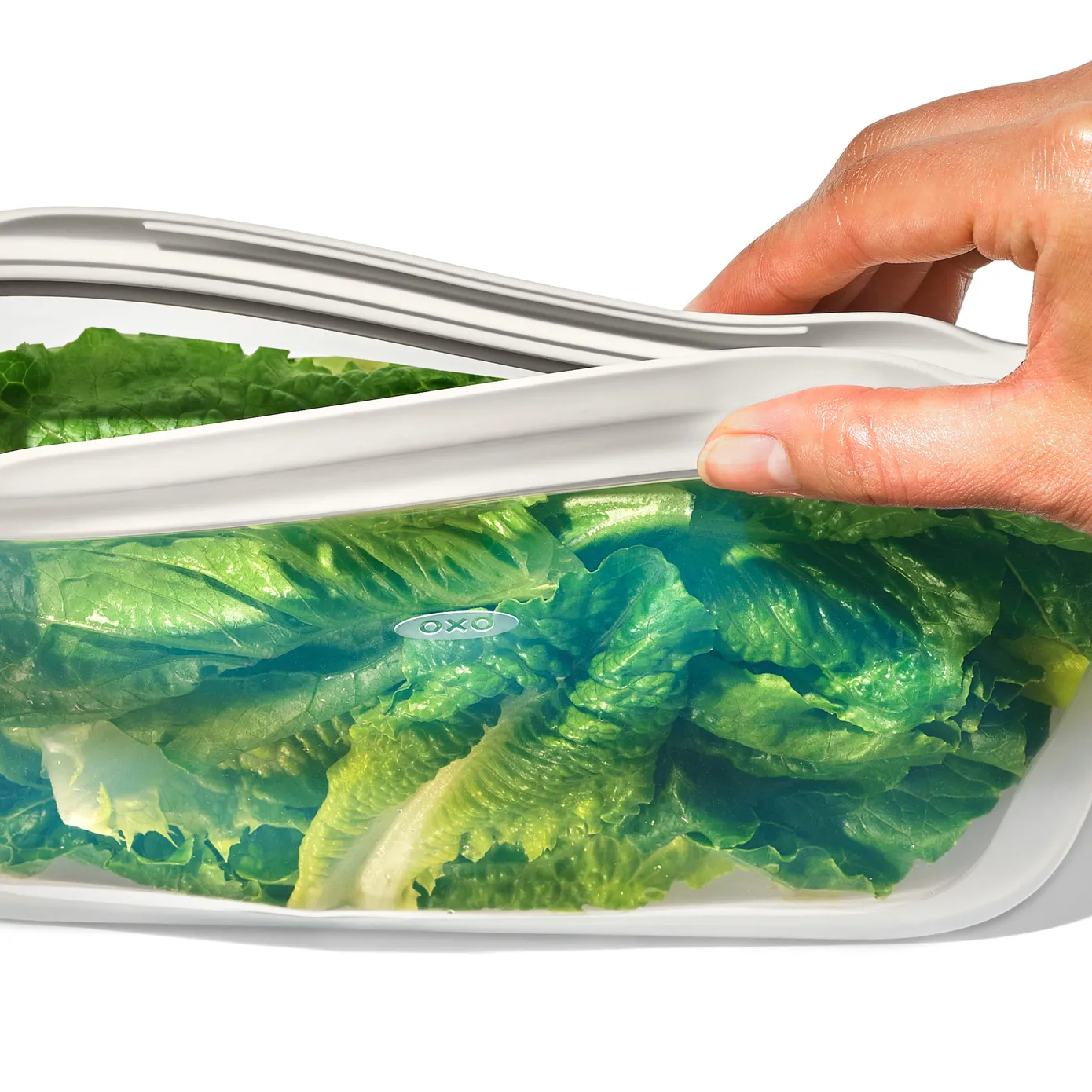 Oxo Good Grips Reusable Silicone Bag, Clear - Image 12