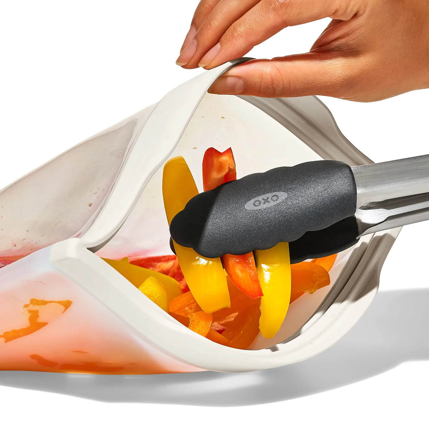 Oxo Good Grips Reusable Silicone Bag, Clear - Image 14