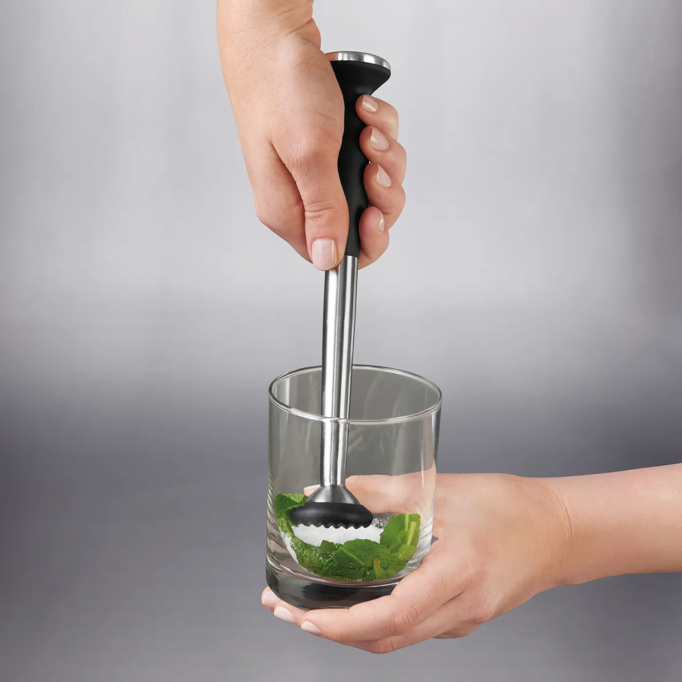 Oxo SteeL Muddler, Clear - Image 3
