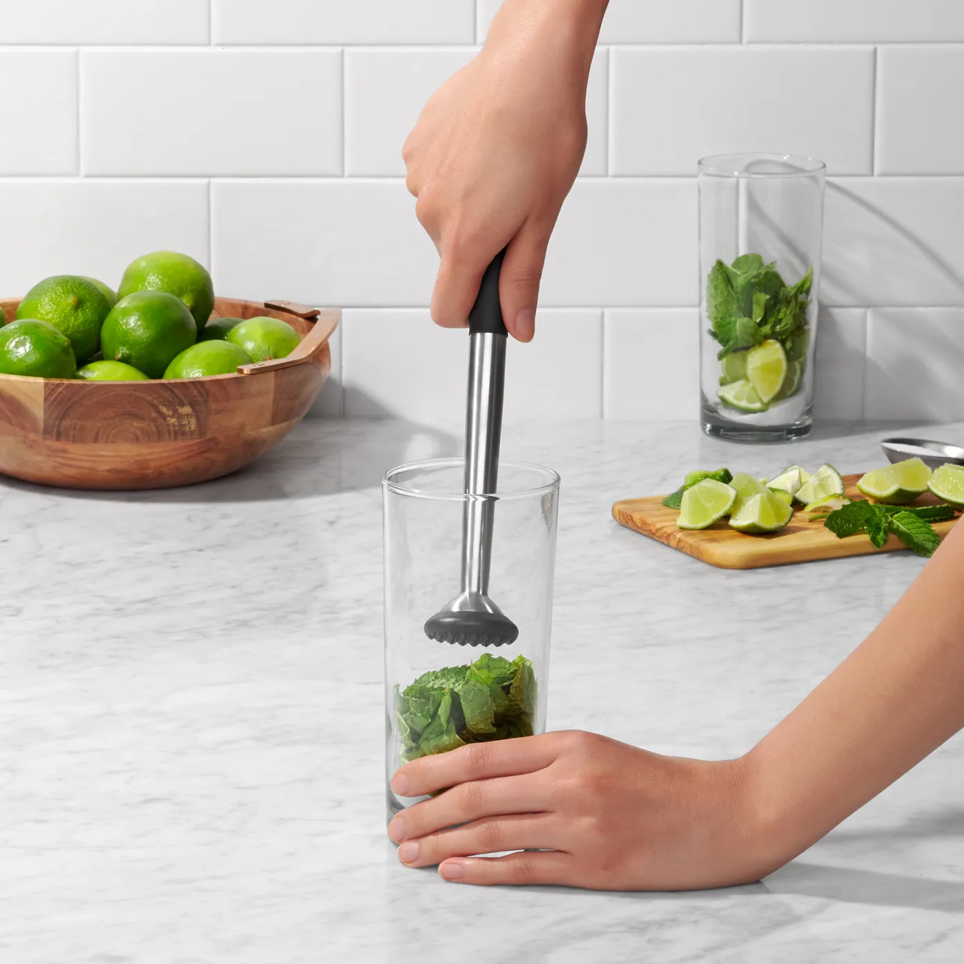 Oxo SteeL Muddler, Clear - Image 5