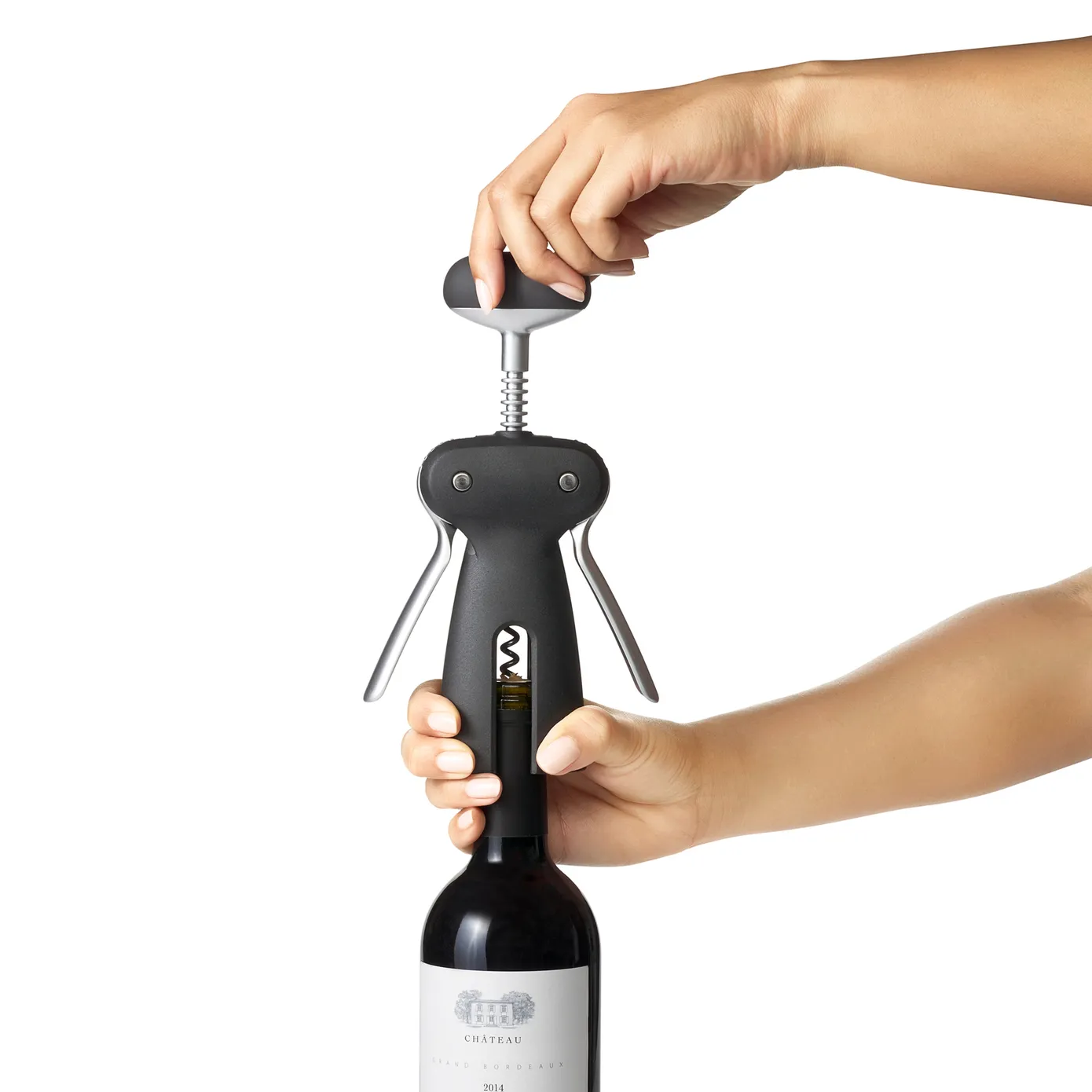 OXO Steel Winged Corkscrew With Removable Foil Cutter - Image 9