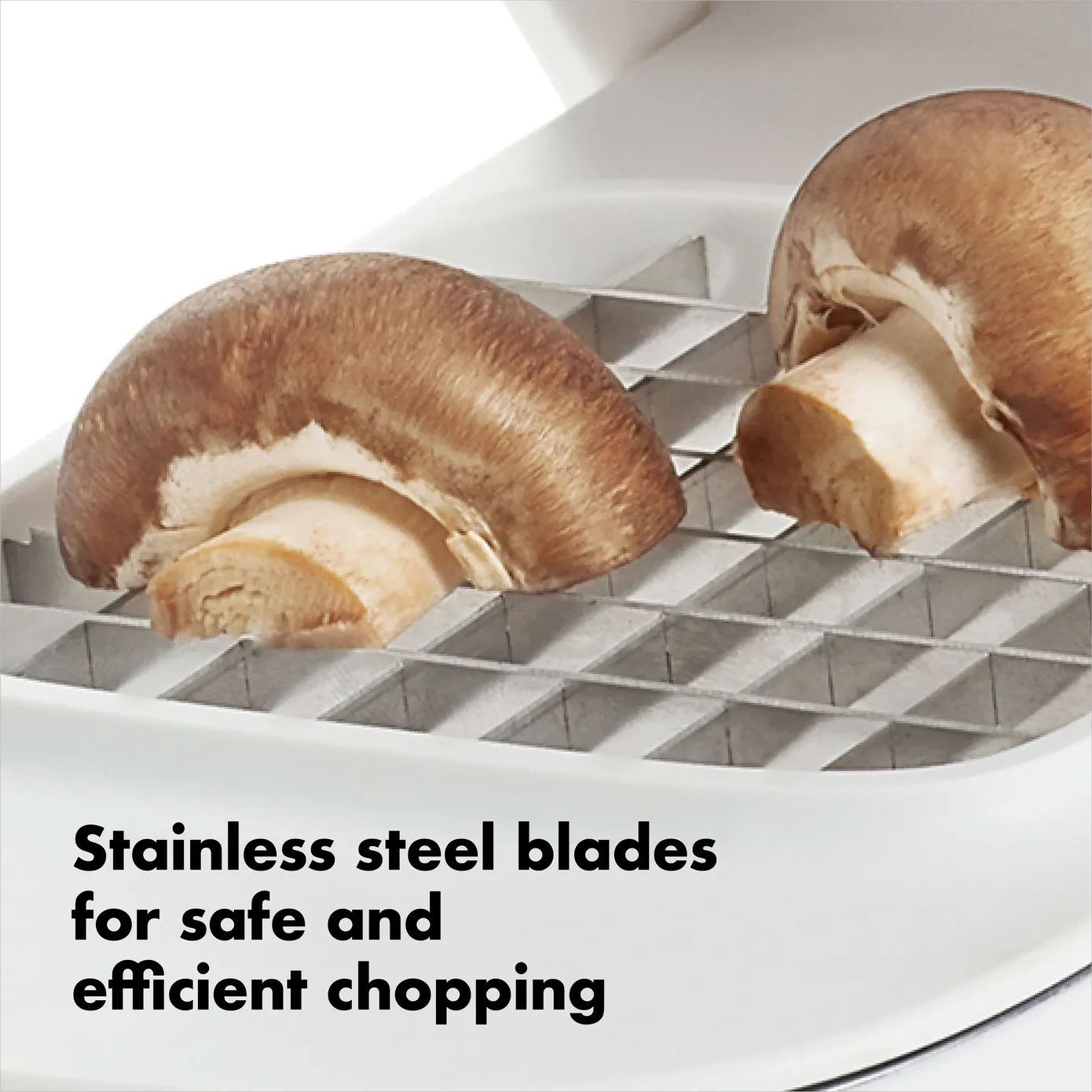 Oxo Vegetable Chopper with Easy-Pour Opening, 3.7cmx11.3cmx5.2cm, White Black - Image 4
