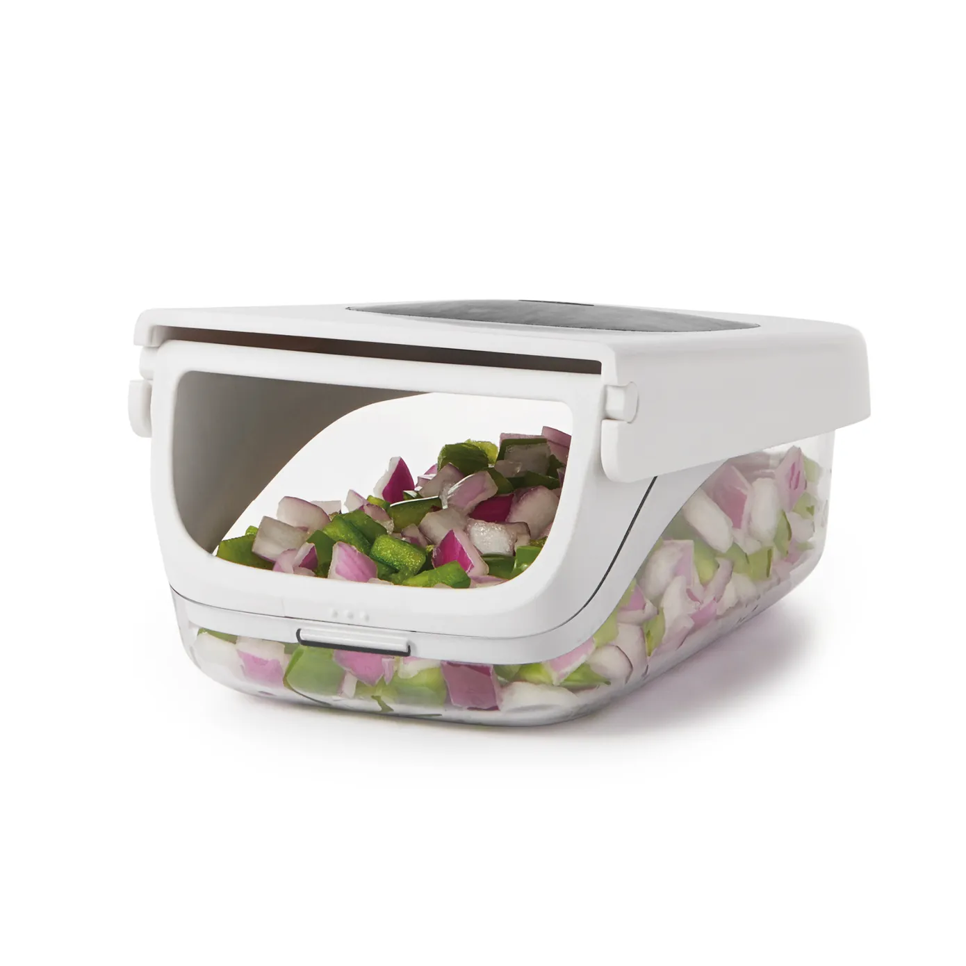 Oxo Vegetable Chopper with Easy-Pour Opening, 3.7cmx11.3cmx5.2cm, White Black - Image 6