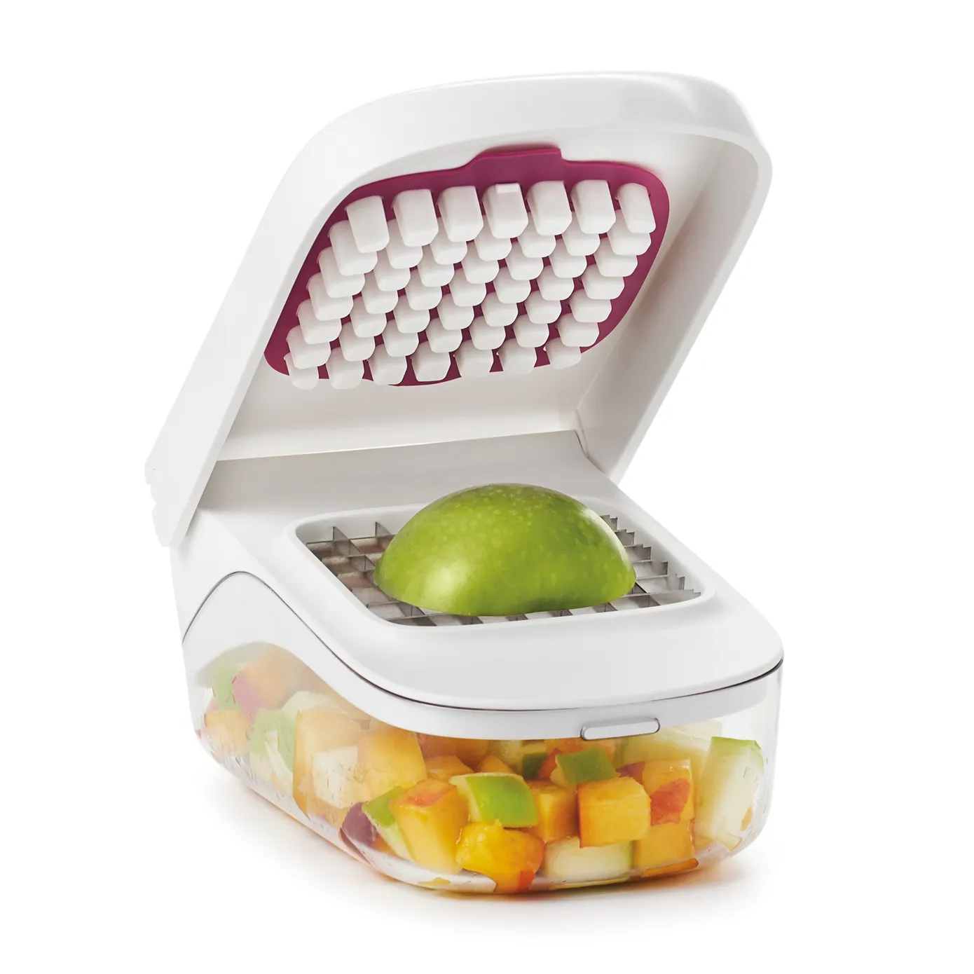 Oxo Vegetable Chopper with Easy-Pour Opening, 3.7cmx11.3cmx5.2cm, White Black - Image 8