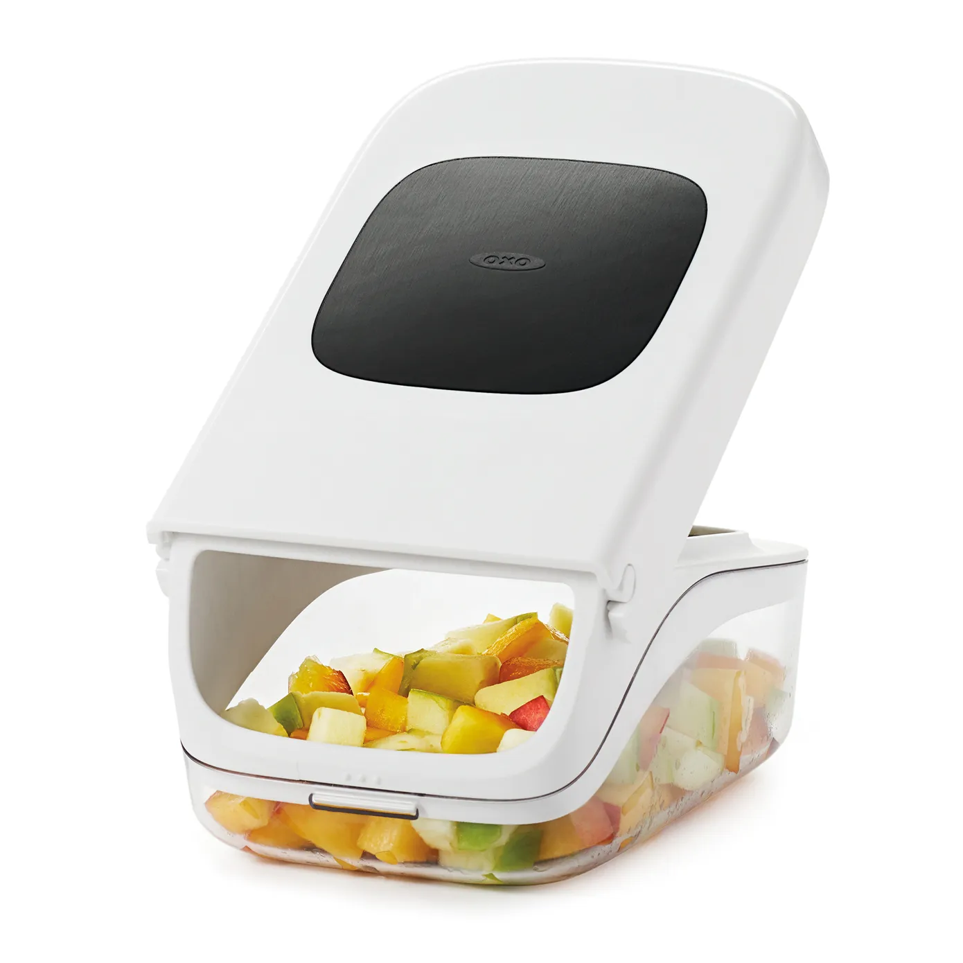 Oxo Vegetable Chopper with Easy-Pour Opening, 3.7cmx11.3cmx5.2cm, White Black - Image 9