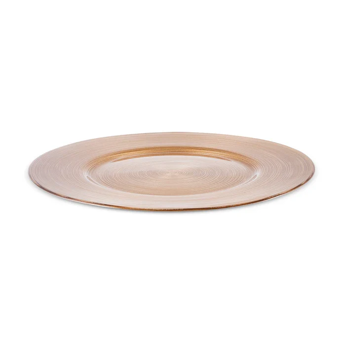 Premium Round Placemat, Gold, 33cm - Image 2