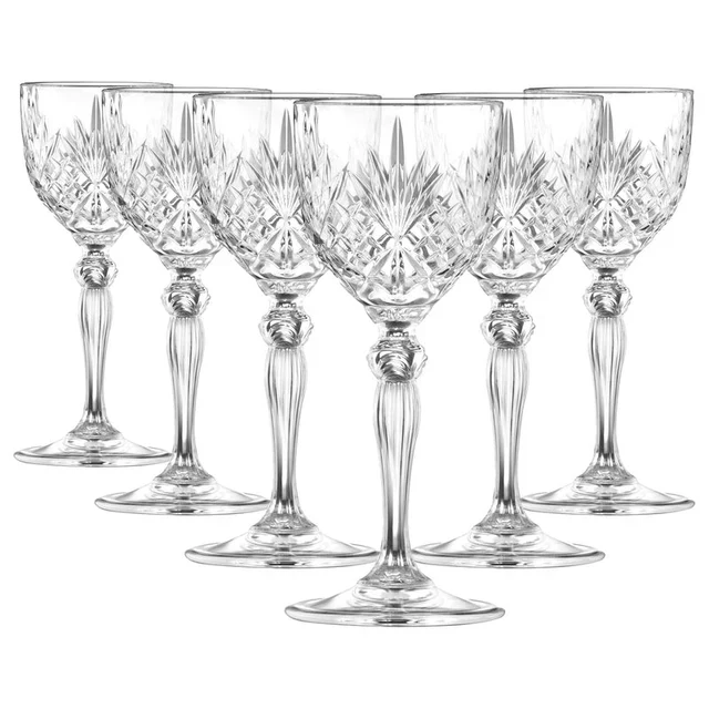 RCR Melodia Nick & Nora 6-Piece Wine Glass Set, 140ml, Clear - Image 2