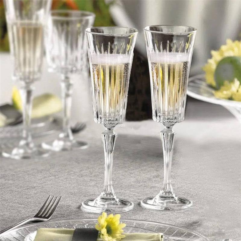 Rcr Timeless 6-Piece Champagne Flute Glass Set, 210ml, White - Image 2