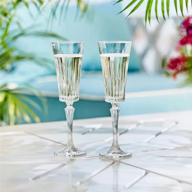 Rcr Timeless 6-Piece Champagne Flute Glass Set, 210ml, White - Image 3