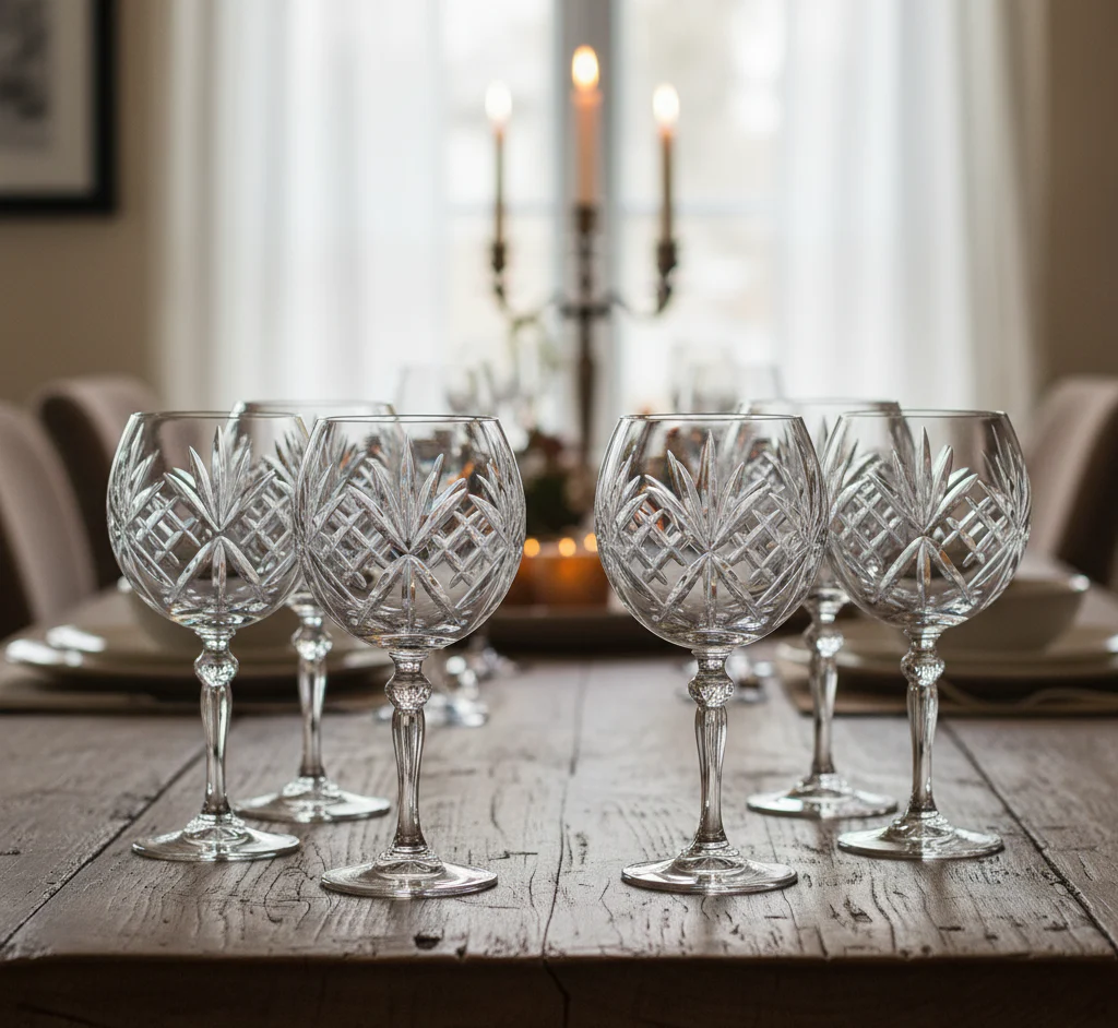 RCR Melodia 6-Piece Balloon Wine Glass Set, 650ml, Clear