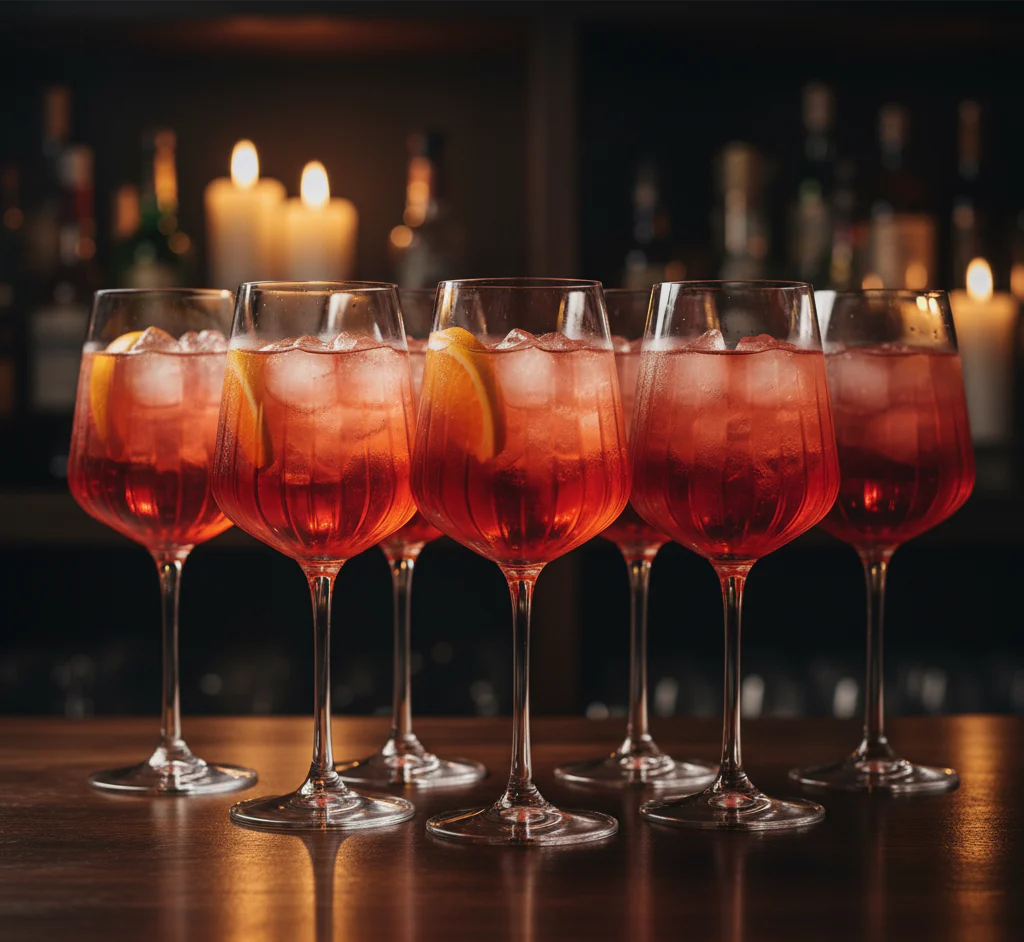 Rcr 6-Piece Timeless Spritz Wine Glass Set, 490ml, Clear