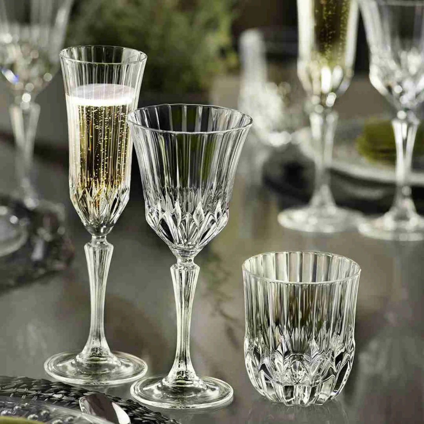 Rcr Adagio 6-Piece Champagne Flute Glass Set, 180ml, Clear - Image 4