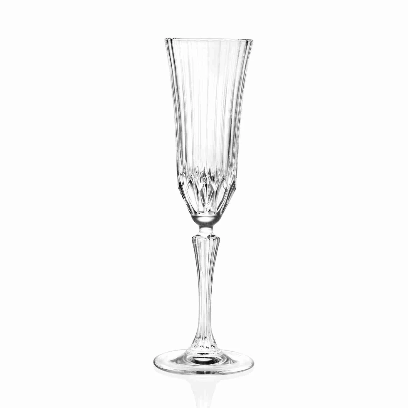 Rcr Adagio 6-Piece Champagne Flute Glass Set, 180ml, Clear - Image 5