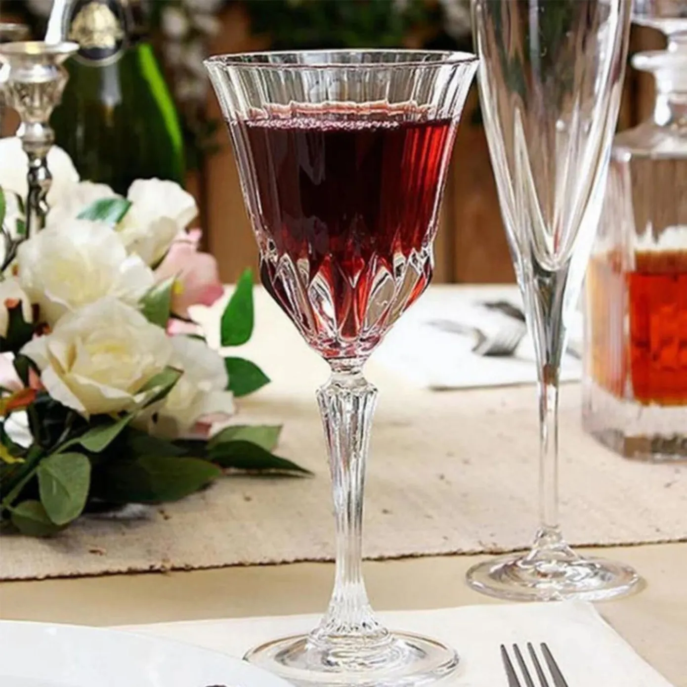 Rcr Adagio 6-Piece Wine Glass Set, 280ml, Clear - Image 2