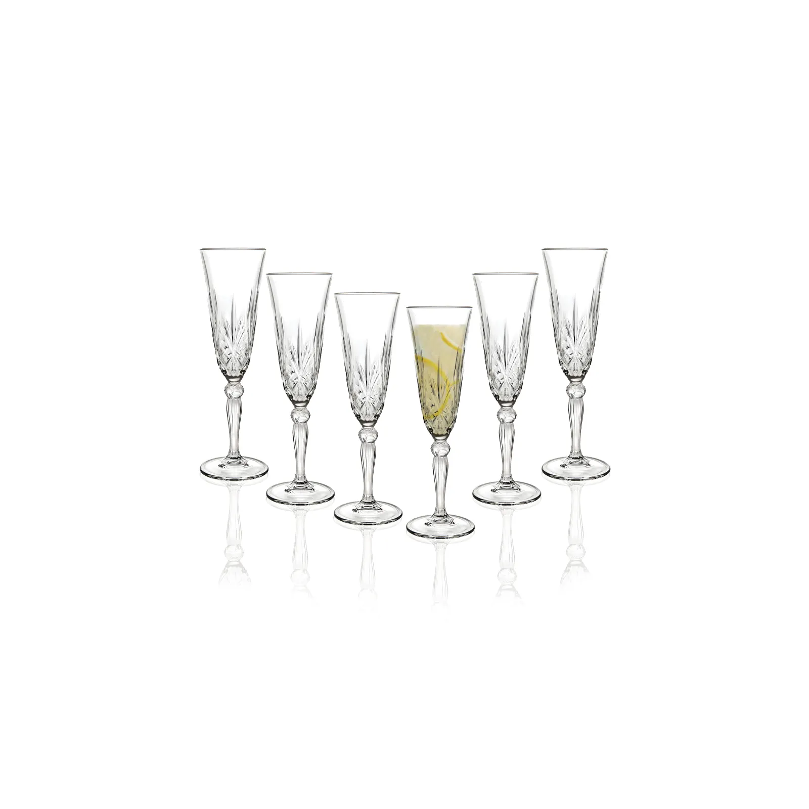 Rcr Melodia Champagne Flute Glass, 160 ml - Image 3