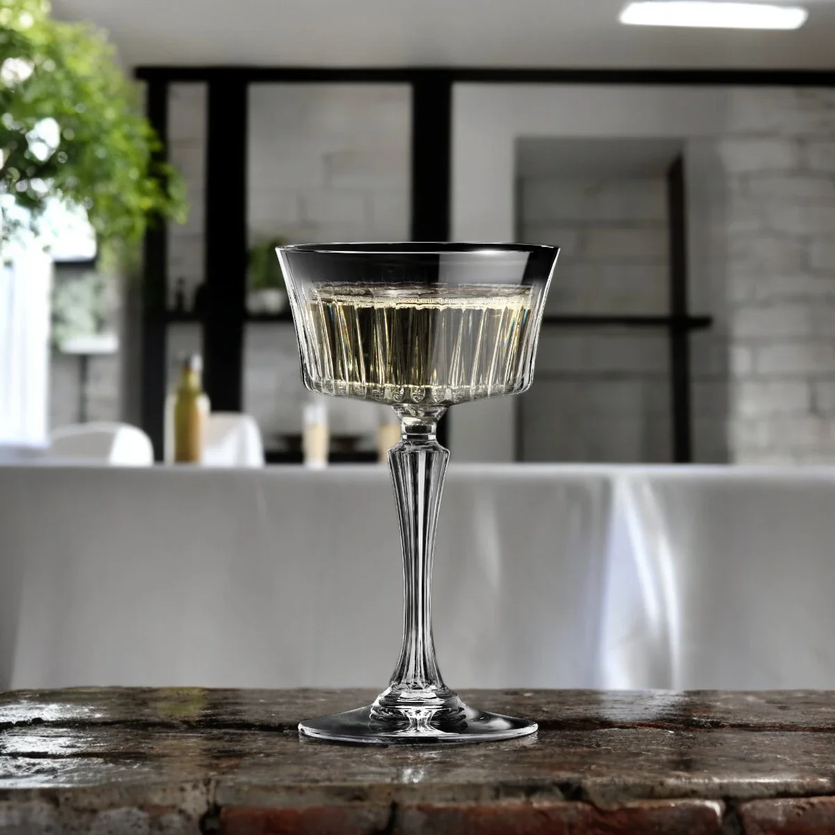 Rcr Timeless 6-Piece Champagne Glass Set, 260ml, Clear - Image 2
