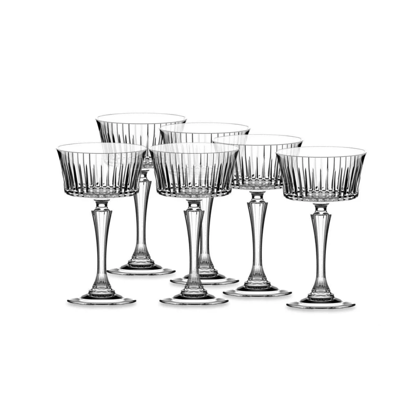 Rcr Timeless 6-Piece Champagne Glass Set, 260ml, Clear - Image 5