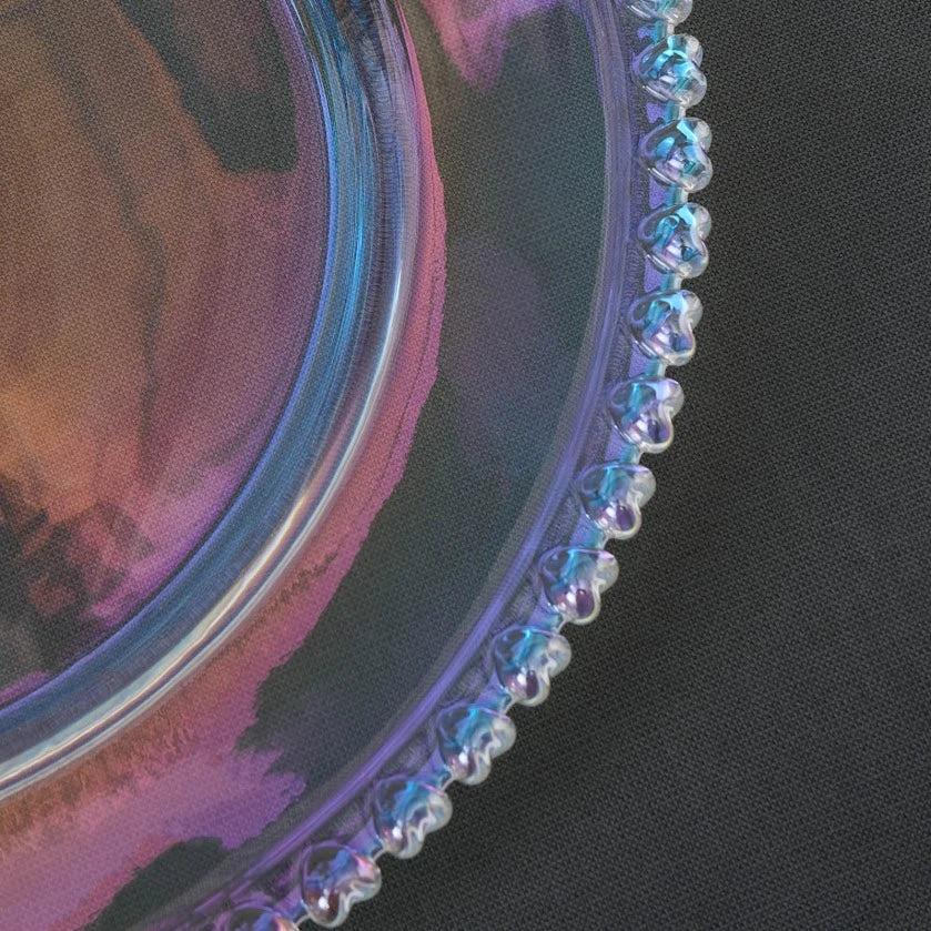 Karaca Rory Glass Placemat, 32cm, Luster - Image 3