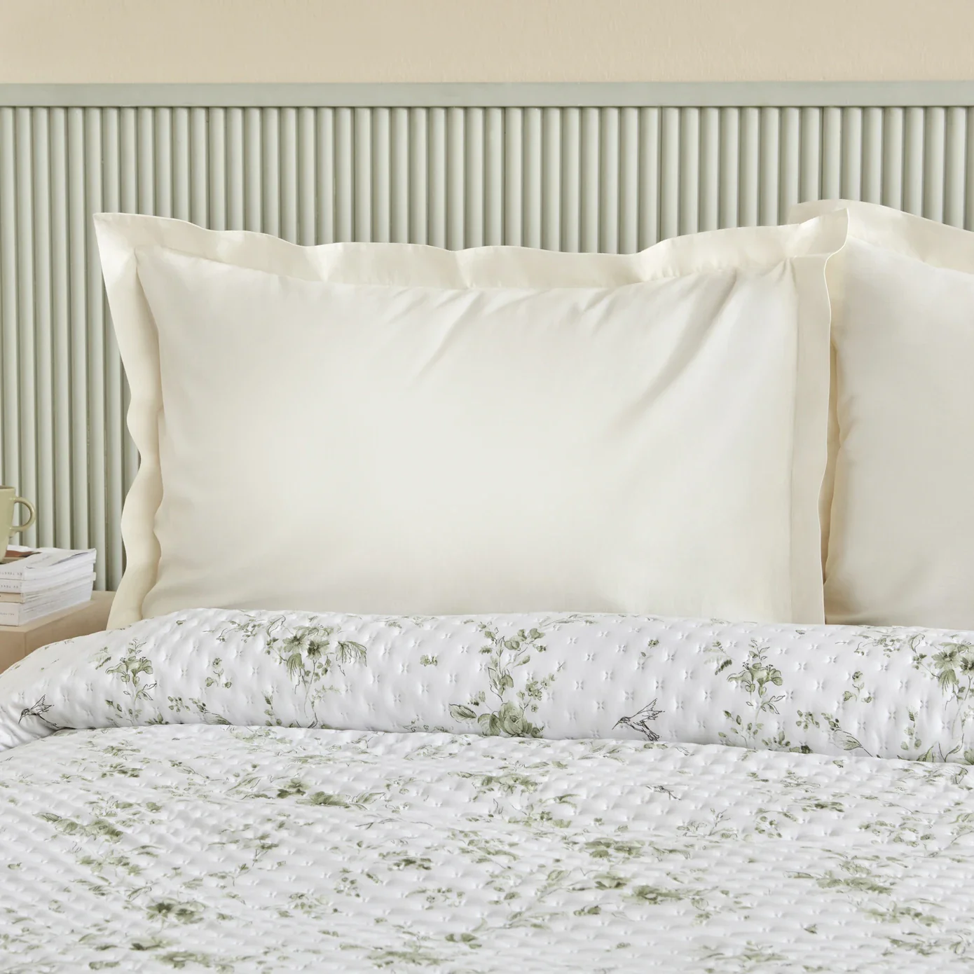 Sarah Anderson Marisa Bedspread, Double, Green - Image 3