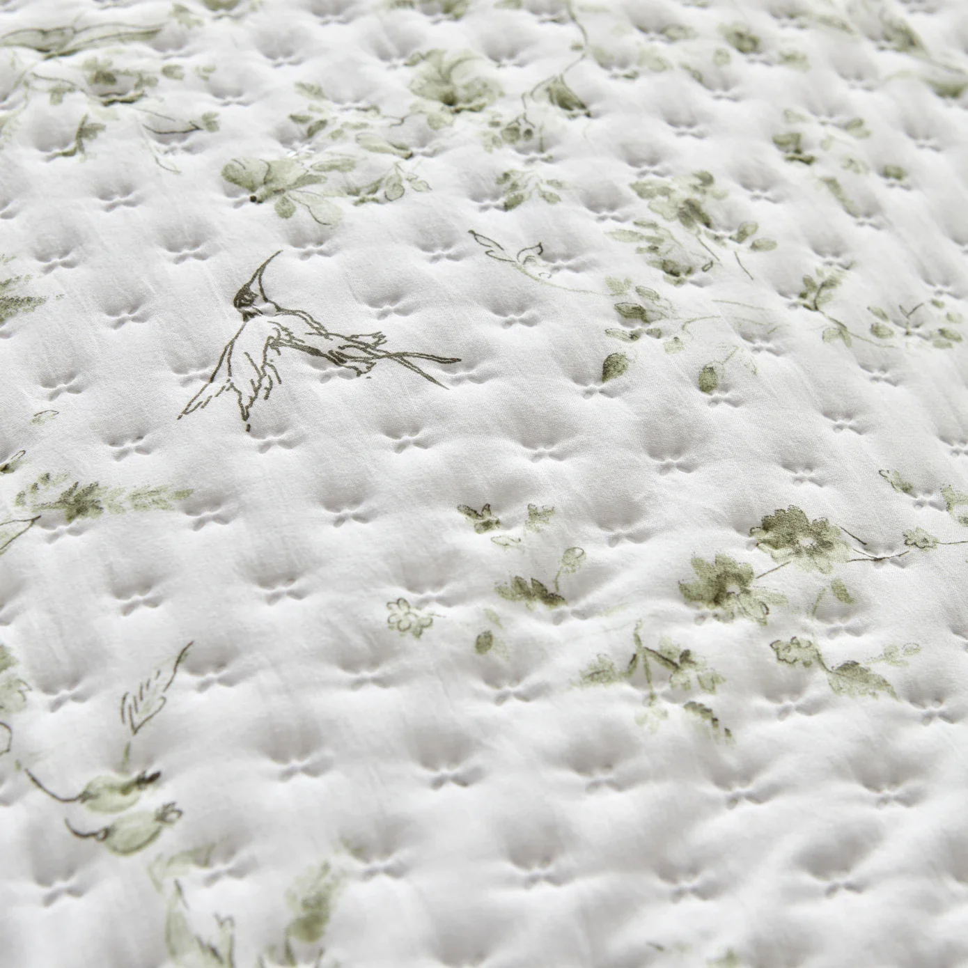 Sarah Anderson Marisa Bedspread, Double, Green - Image 6