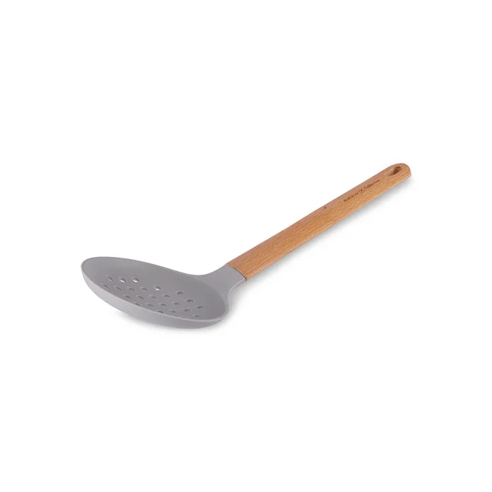 Karaca x Refika Wooden Handle Silicone Colander, Gray - Image 4