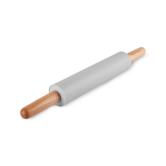 Karaca x Refika Silicone Roller with Wooden Hand, Gray - Image 4