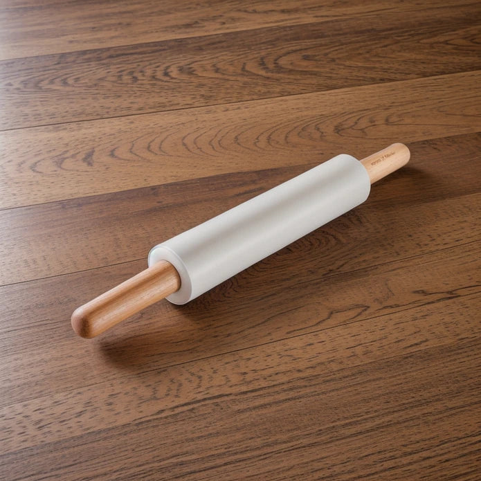 Karaca x Refika Silicone Roller with Wooden Hand, Gray - Image 6
