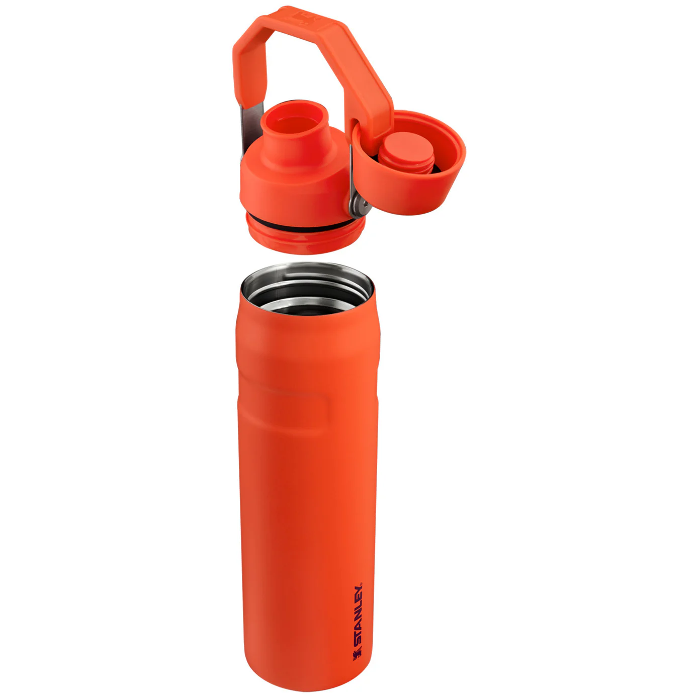 Stanley Aerolight IceFlow Stainless Steel Cold Water Flask, 600ml, Tigerlily - Image 3