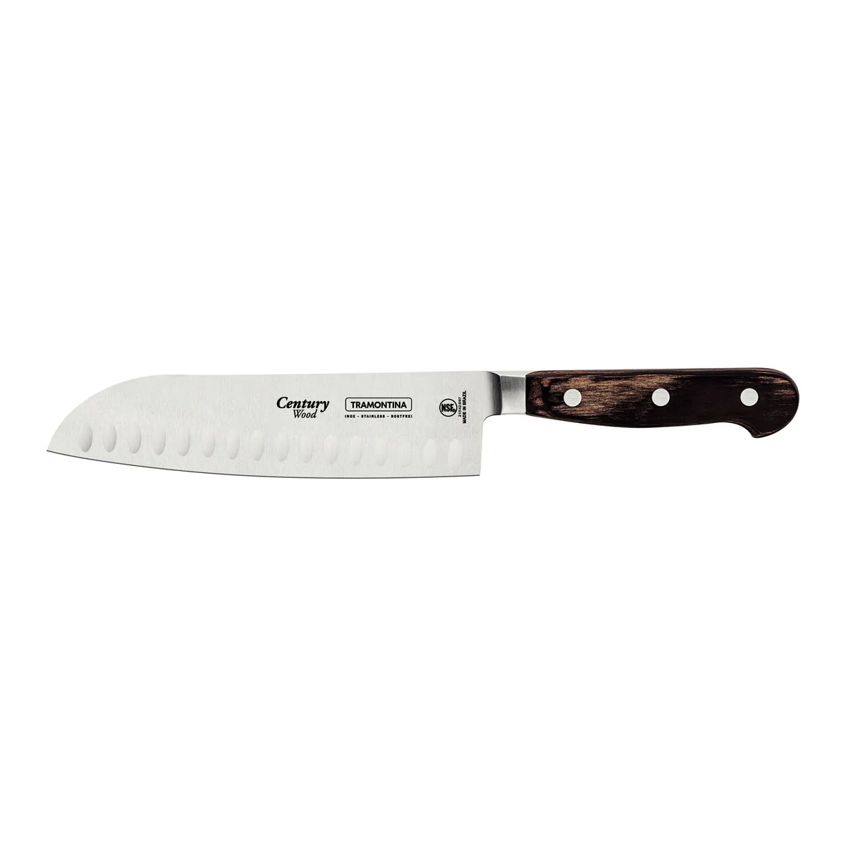 Tramontina Stainless Steel Santoku Knife, Inox - Image 2