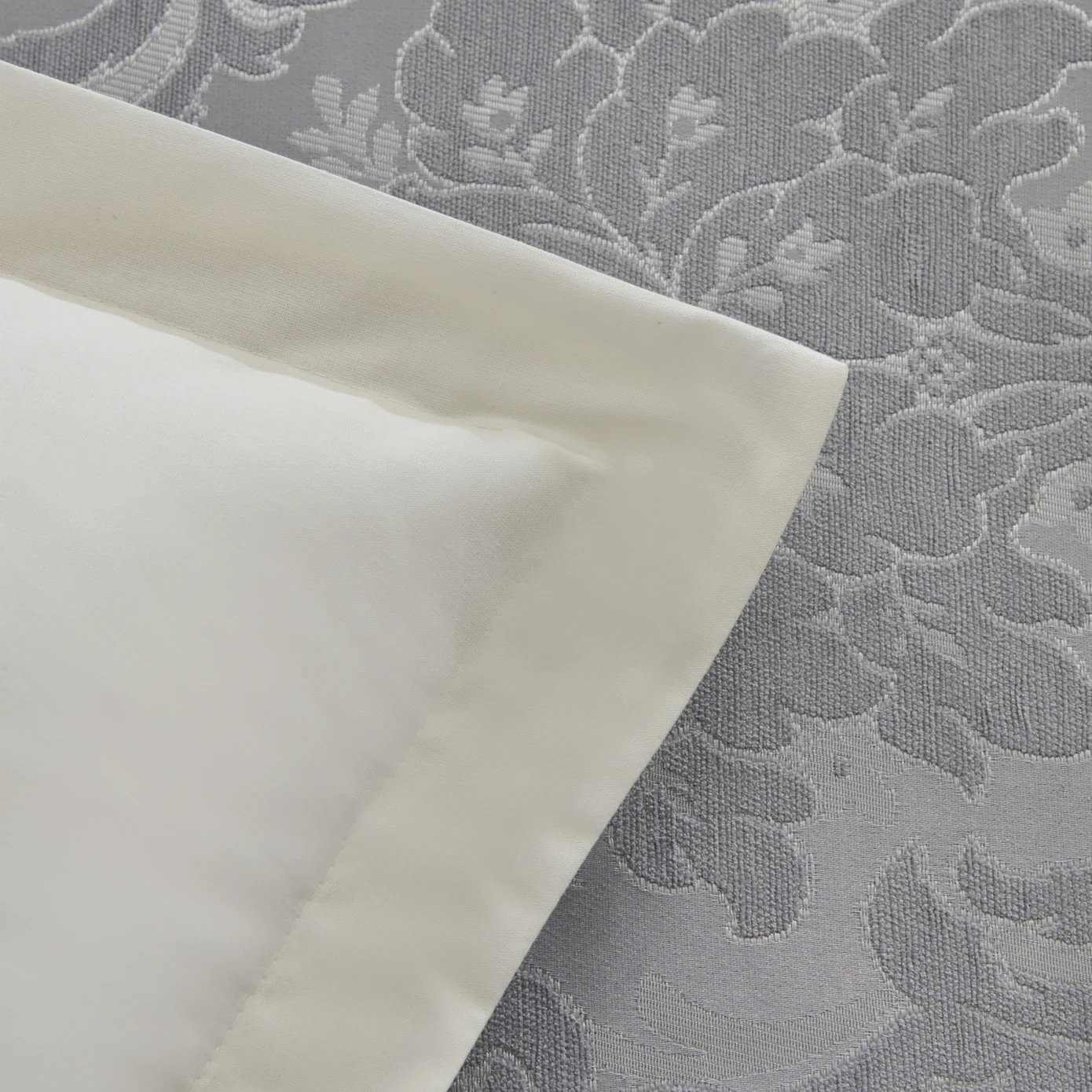 Karaca Home Tugba 8-Piece Bedding Set, Double, Silver - Image 6