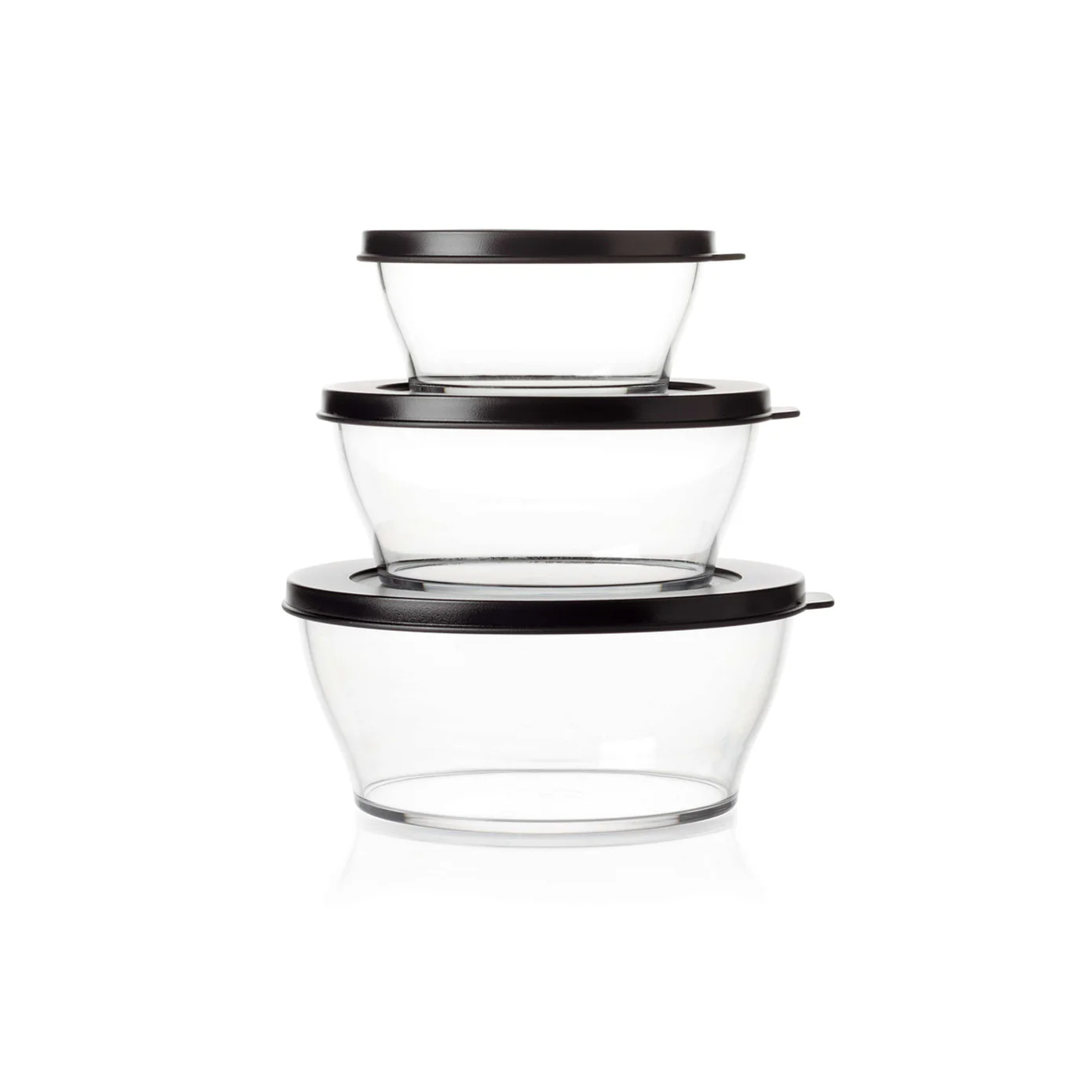 Tupperware Black Eco+ Royal Plastic Storage Container, 610ml, Black - Image 4