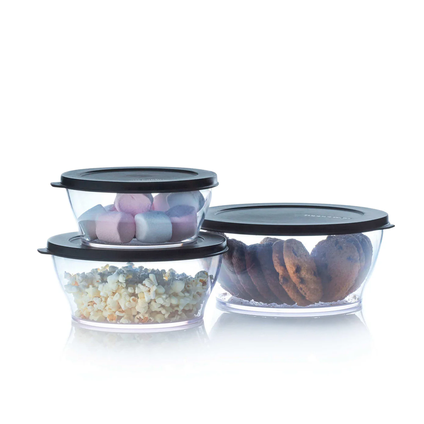 Tupperware Black Eco+ Royal Plastic Storage Container, 610ml, Black - Image 6