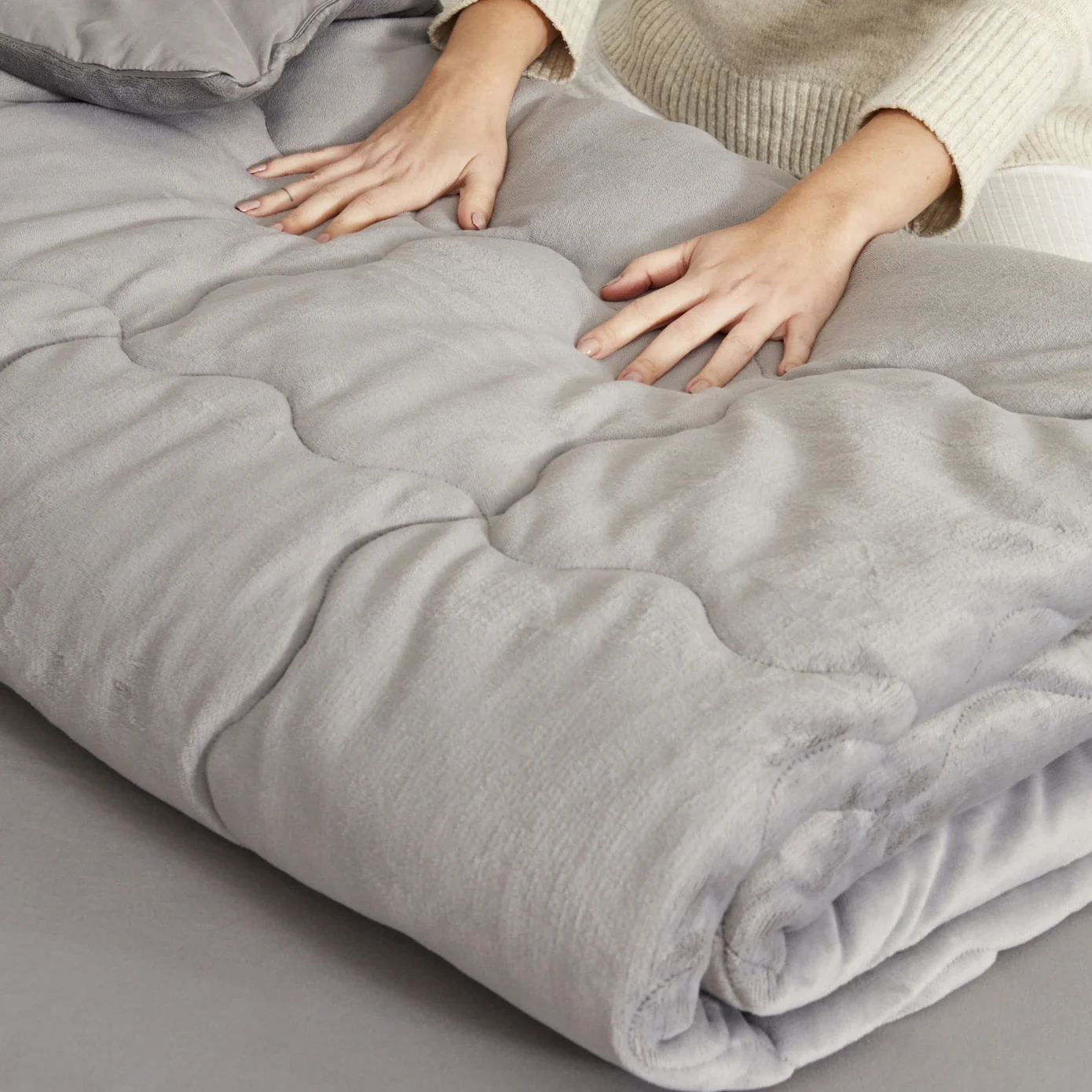 Karaca Home Viny Soft Dream Comfort Bedding Set Old, Double, Anthratice - Image 10