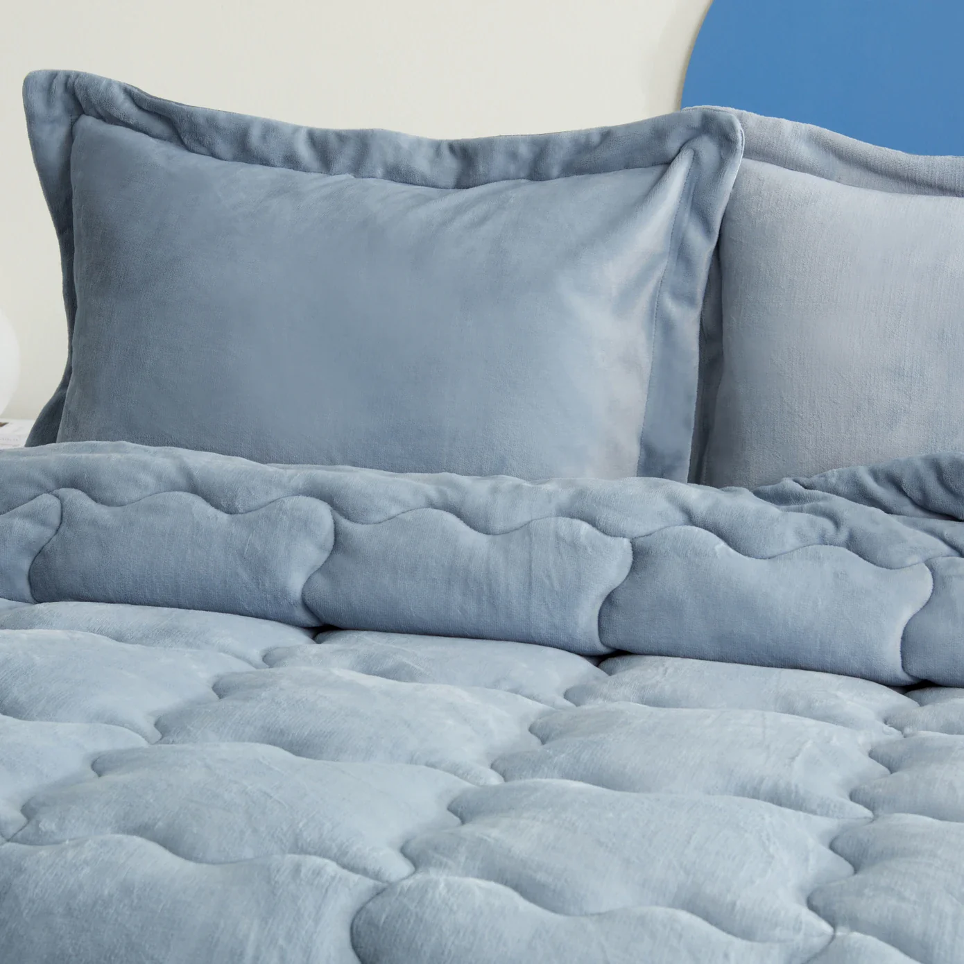 Karaca Home Viny Soft Dream Comfort Bedding Set Old, Double, Indigo - Image 4