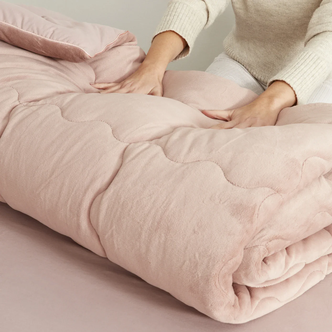 Karaca Home Viny Soft Dream Comfort Bedding Set Old, Double, Rose - Image 11