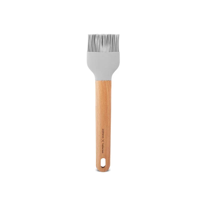 Karaca x Refika Wooden Handle Silicone Brush, Gray - Image 5