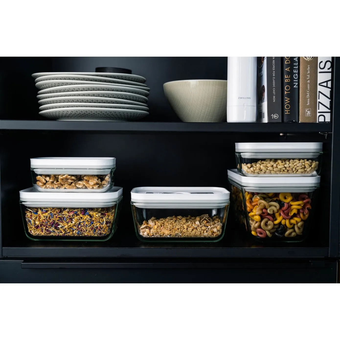 Zwilling Fresh & Save 3 Piece Vacuum Storage Container Set, White - Image 9