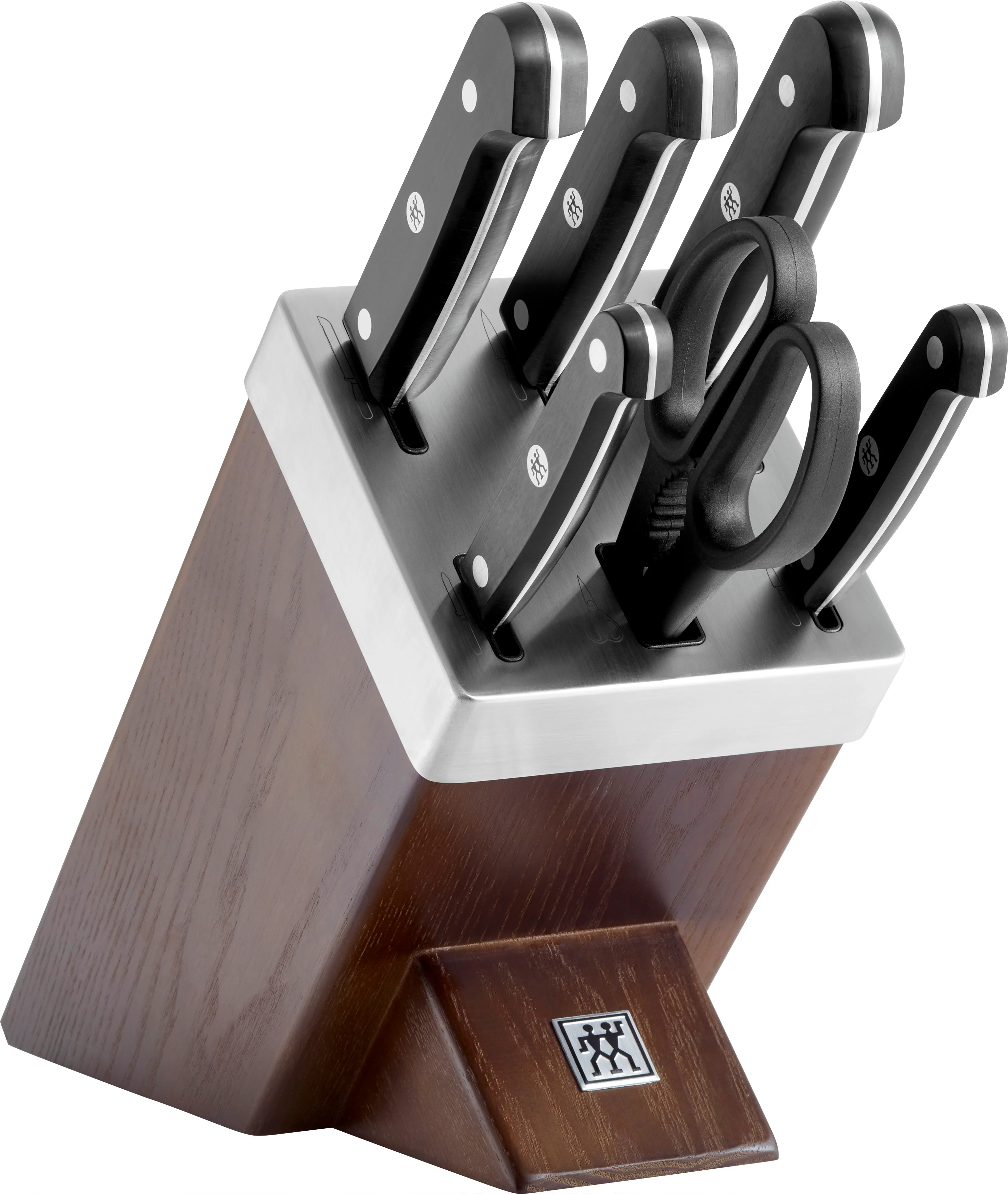 Zwilling Gourmet 7 Piece Knife Block Set with KiS technology, Black