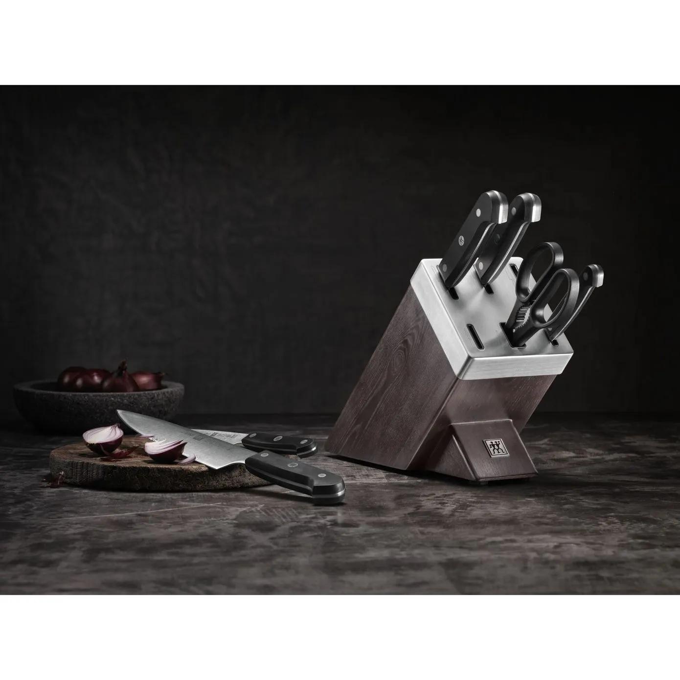 Zwilling Gourmet 7 Piece Knife Block Set with KiS technology, Black - Image 6